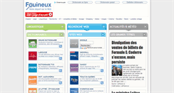 Desktop Screenshot of fouineux.com