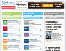 Tablet Screenshot of fouineux.com